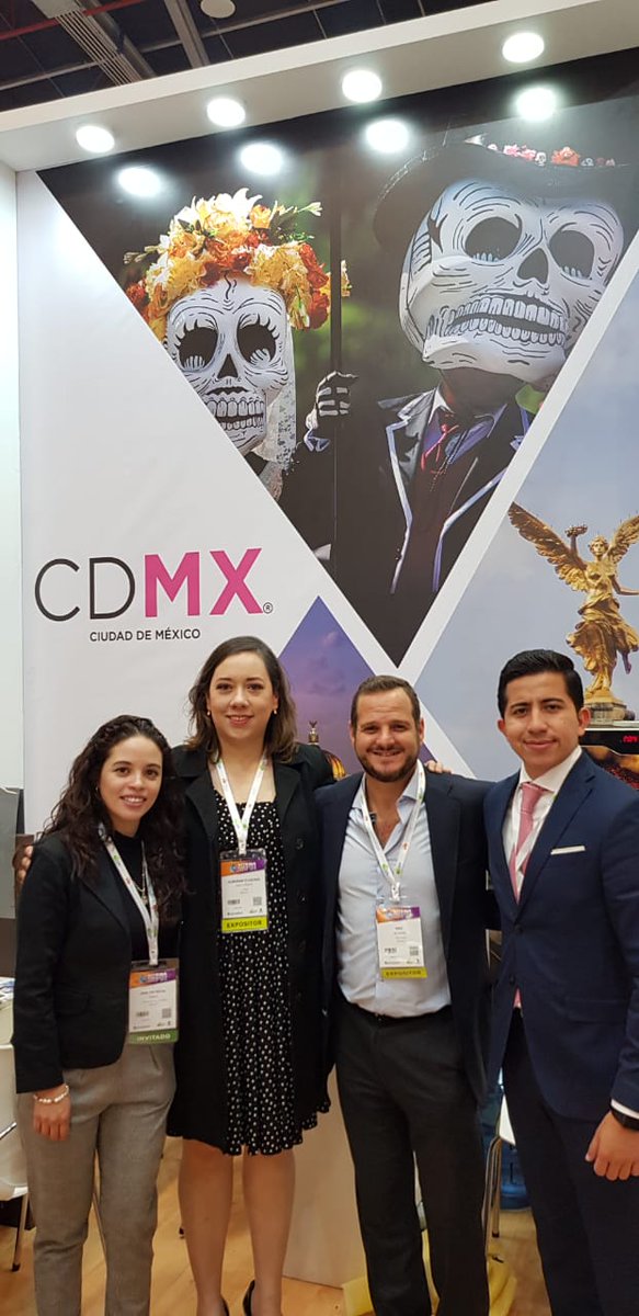 Representantes del <a href="/fmpt_cdmx/">Fondo Mixto de Promoción Turística de la CDMX</a> con Eric Álvarez de #ATRCDMX y la Presidenta de la Comisión de Turismo del <a href="/Congreso_CdMex/">Congreso de la Ciudad de México</a>, la Diputada <a href="/patybaezg/">Patricia Báez</a> 

#VitrinaTurística2019 <a href="/AnatoNacional/">ANATO Nacional</a>