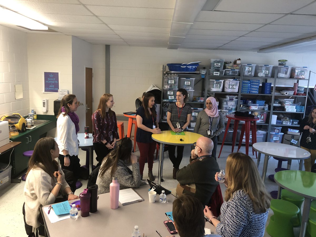 MsPrebeck's tweet photo. Thank you @ALG_LCPS @RosaLeeCarterES @ForestGroveES and @MillRunLCPS for coming to see all of the wonderful #LoudounPL things that are happening at Sully! And thank you @SullyES_LCPS Ts for showcasing your awesome work! #HornetsDeserveIt19 #owningPL https://t.co/AAvIvL2azP