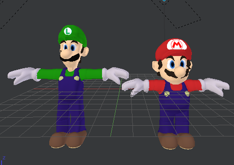 Destructor1983 On Twitter Made A Mario And Luigi Model In Blender 2 79 Robloxdev Roblox Blender3d Robloxgfx Robloxart