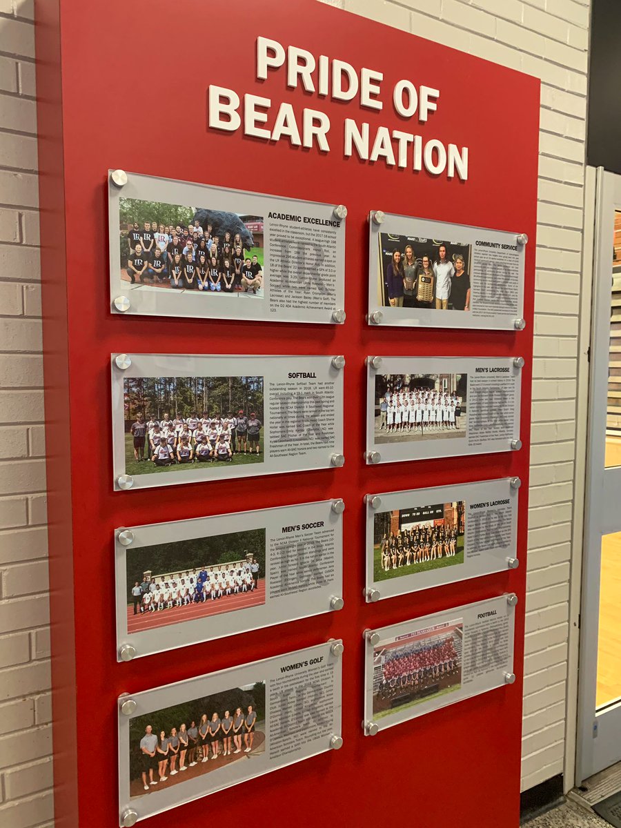 SophiaLRU's tweet photo. Oh when the Bears.. 💭
Learn more about our student athletes and their commitment to success inside and outside the classroom when you’re in the Shuford Gym Lobby.
#WeAreLR https://t.co/m4kqLe5qZw