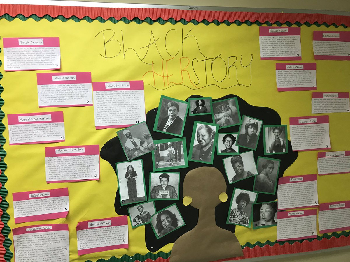 PaceMiami's tweet photo. Showing off our beautiful #blackhistorymonth bulletin board! @nbc6 @SheliNBC6 @RoxyNBC6 https://t.co/d6k5v8ZlyD