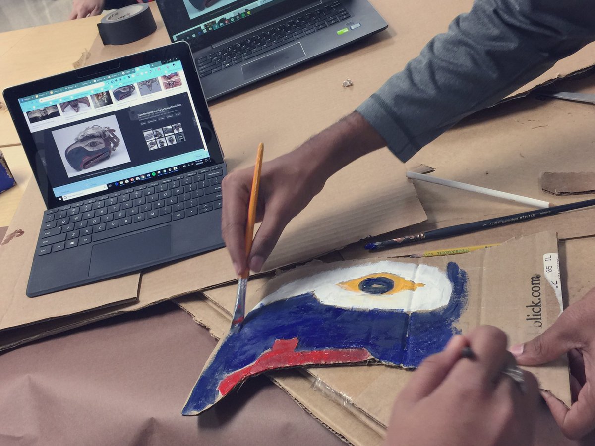 m_hauske's tweet photo. AP Art History group challenge - recreate your work of art and teach us about it #APAHAintForTheWeak #CHSArt #CISDCOVERSTORY #CowboysUnite #TransformationMask https://t.co/EeXL1rlzD1