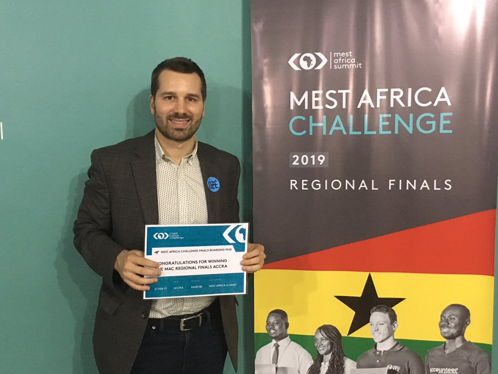 MESTAfrica's tweet photo. 🇬🇭 Congratulations to @oze! This exciting financial solution is the winner of the Ghana regional competition for #MESTAfricaChallenge and headed to Nairobi for #MESTAfricaSummit this June! https://t.co/VXrQ0xlNZF