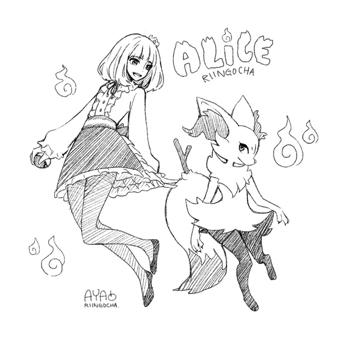 Throwback to when I drew friends' AC mayors as pokemon trainers 