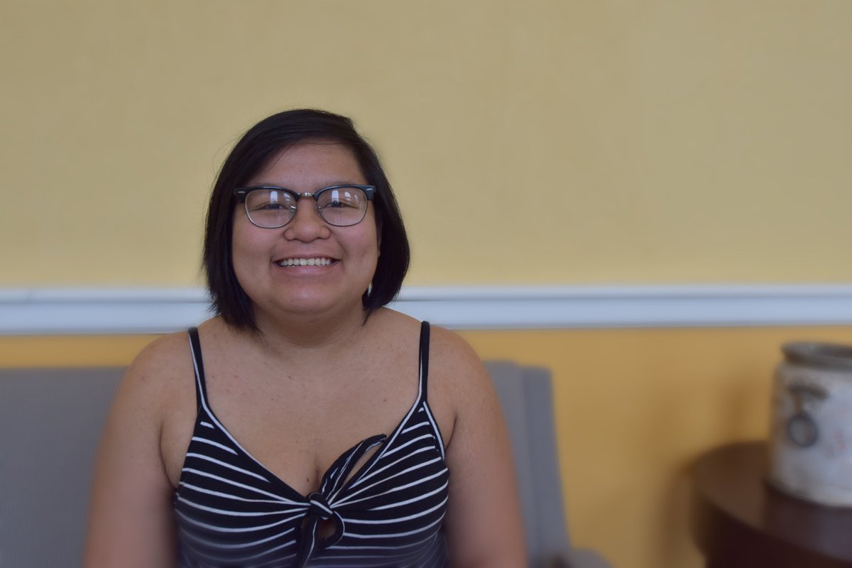 HanoverCollege's tweet photo. #HumansofHanover ๐พ "I am most proud of how Love Out Loud (LOL) has grown throughout my four years,โ says Trixia Yuzon of #Hanover2019. Learn more about Trixia and LOL: https://t.co/q0eQR4H02t https://t.co/ikDrnLpDdp