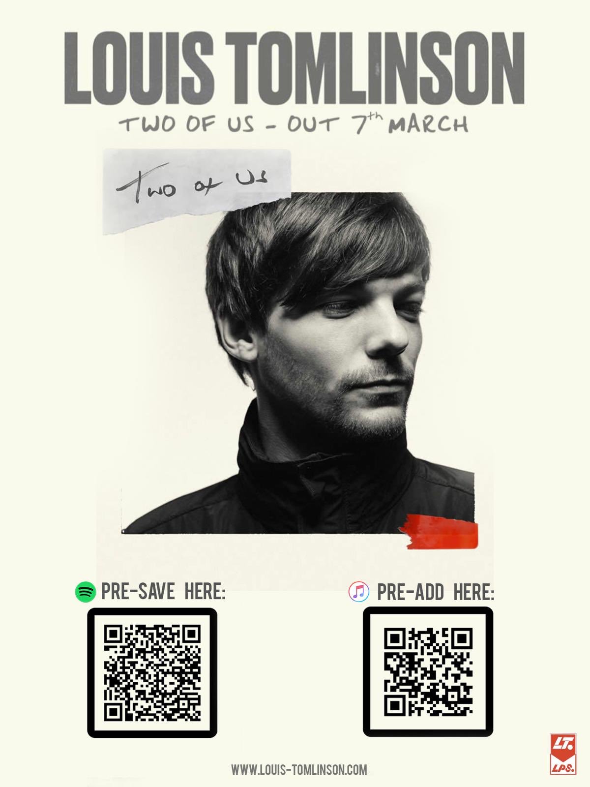 Louis Tomlinson - Two of Us Poster