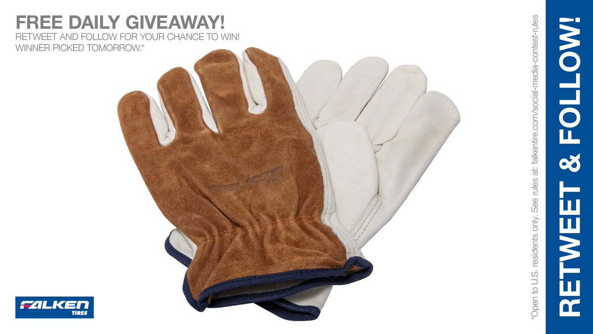 Having to work is better with #Free #Falken #work gloves #giveaway #contest. RT &amp; follow #FalkenTire to enter to #win this #prize or other #swag! Rules: bit.ly/2grA0A4