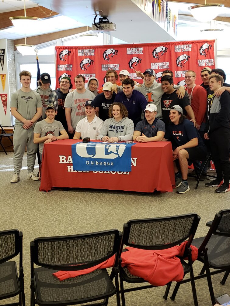 JackConnors48's tweet photo. I’m very blessed to announce my commitment to the University of Dubuque thank you to everyone who helped me get here🔵⚪️ https://t.co/6uCHdoU5uM