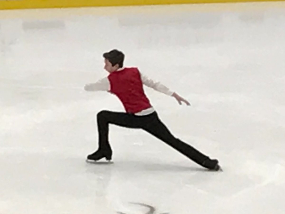 VBMonica6's tweet photo. Tyler Bishop @Team_EquipeNB #CGFigureSkating @2019CanadaGames skates his Pre Novice Free Program. Great job! https://t.co/tk6fJpL3sZ