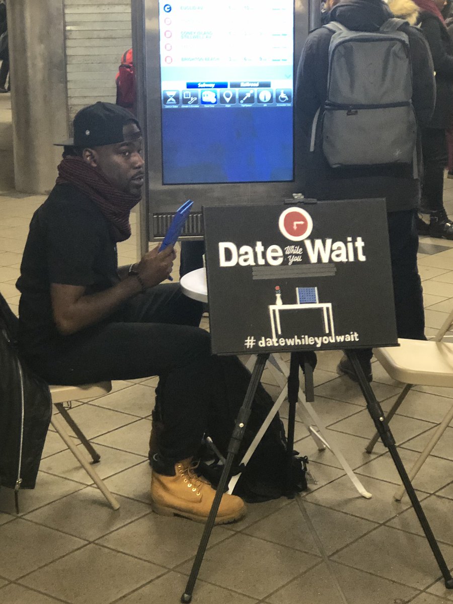 NnaemekaEzugwu's tweet photo. Only in New York ๐คท๐ฟโโ๏ธ๐
Wonder if he found love ๐ฌ
#DateWhileYouWait
#NewYorkSubway https://t.co/kPrTqf18cq
