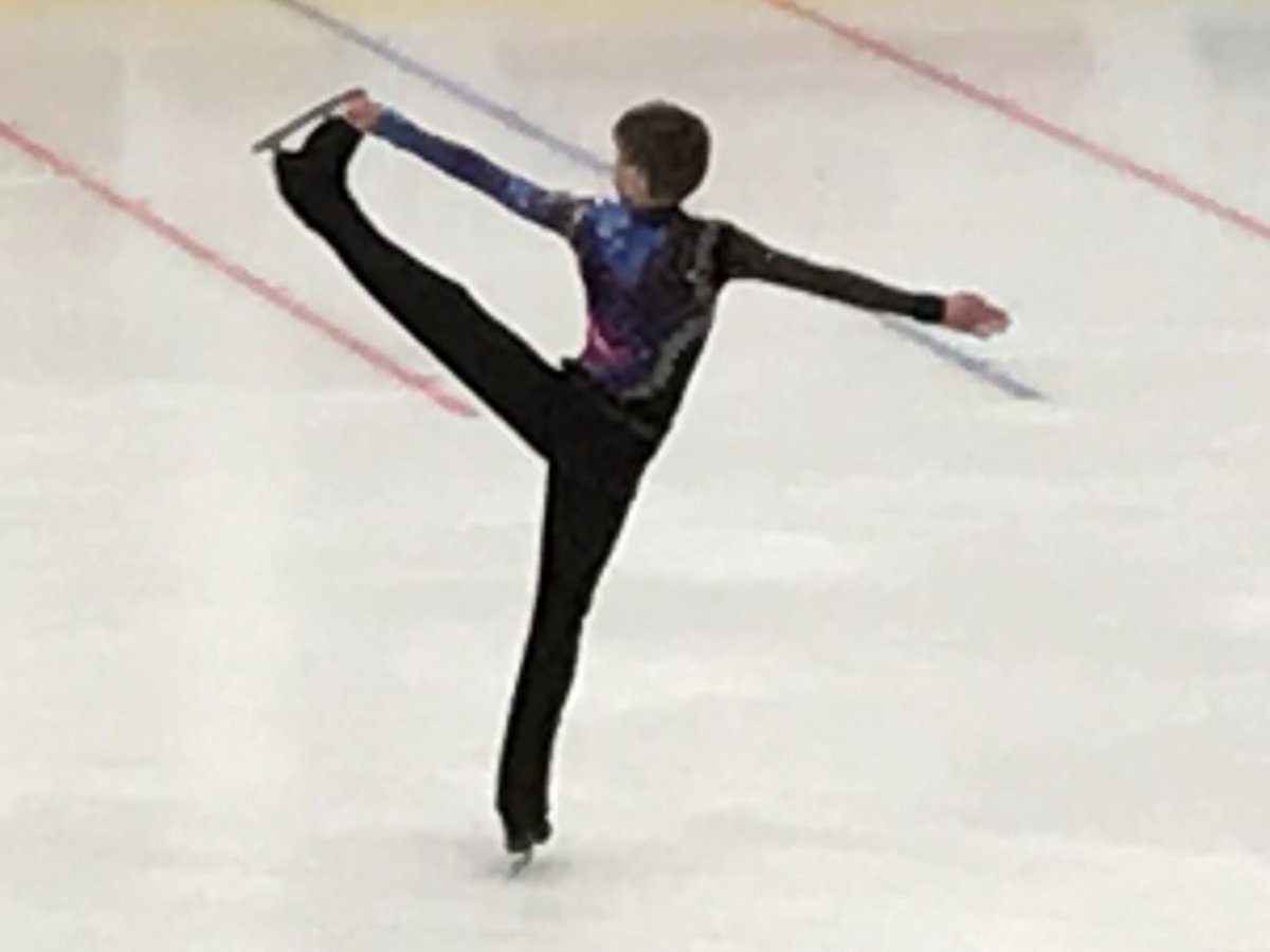 VBMonica6's tweet photo. Brennan Webb @Team_EquipeNB #CGFigureSkating @2019CanadaGames skates his Pre-Novice Men’s Free Program here in the Gary W. Harris Centre. Great skate Brennan! #ThisIsOurMoment https://t.co/WbWAf83DGh