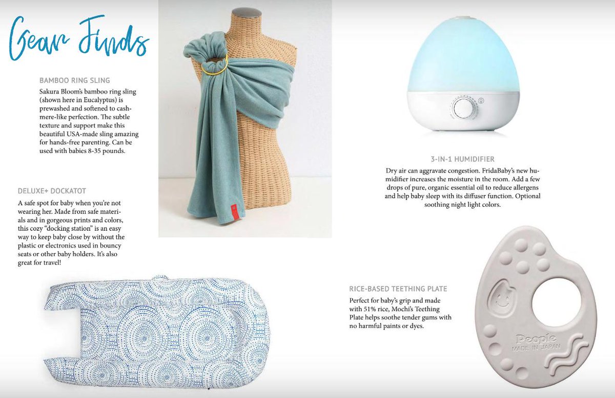 greenchildmag's tweet photo. Find our favorite #new #babygear picks starting on p. 14 in our new issue! Read it and subscribe for free here: https://t.co/izyPJqn3CY @fridababy @DockATot @jujube_intl @medela_US @safety1st @PeopleToyCo @sakurabloom
#babygearguide #naturalparenting #naturalbaby https://t.co/3t83FFJd4u