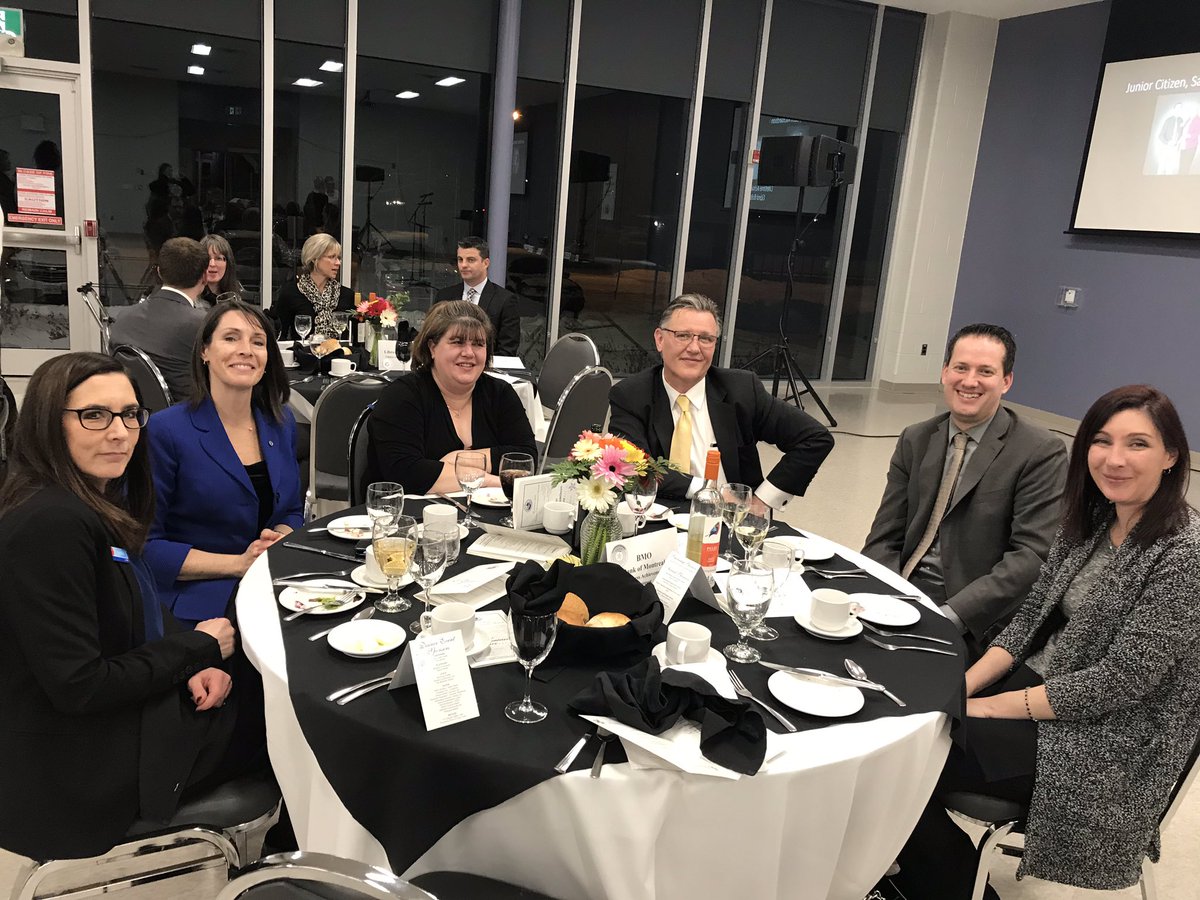 Celebrating local businesses at the 2018 Caledonia Business Achievement Awards!  #proudtoworkatBMO