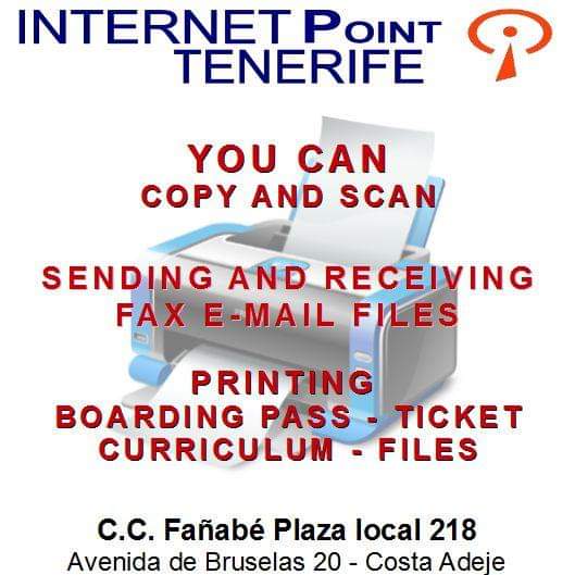 ipoint_tenerife's tweet photo. @ipoint_tenerife
Official seller of DIGImobil - Orange #prepaidsimcard. Internet access, scan, print, email services #checkin online, #boardingpass. ID Photos. PC Hardware and Software Assistance.
C.C. Fañabe Plaza-loc.218
Avenida de Bruselas 20 #costaadeje #playafañabe #tenerife https://t.co/9zH6P6oebq