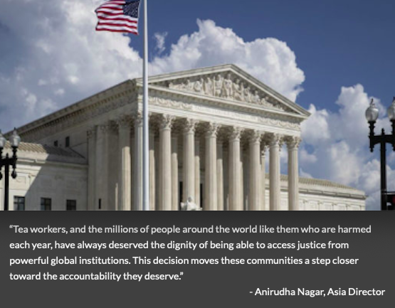 AccountCounsel's tweet image. Today&apos;s landmark #SCOTUS ruling means a rebalancing of #power between communities around the world and the global institutions that impact their lives and environments. #Accountability Learn more here: bit.ly/SCOTUSJam