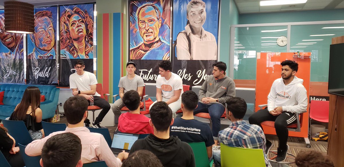 Another great EWeek panel on social media presented by LEA @LaunchPad_UT tonight. And two more to go: 
Design Thinking Workshop - starting now!
Marketing Workshop - 7:30pm
Join us! 
<a href="/utgenesis/">Genesis</a> <a href="/UTAustin/">UT Austin</a> <a href="/LonghornStartup/">Longhorn Startup</a> @UGS_UT <a href="/CockrellSchool/">Texas Engineering</a> <a href="/owaisxraza/">Owais Raza</a> <a href="/utsdct/">UT School of Design and Creative Technologies</a> <a href="/UTLEA/">Longhorn Entrepreneurship Agency</a>