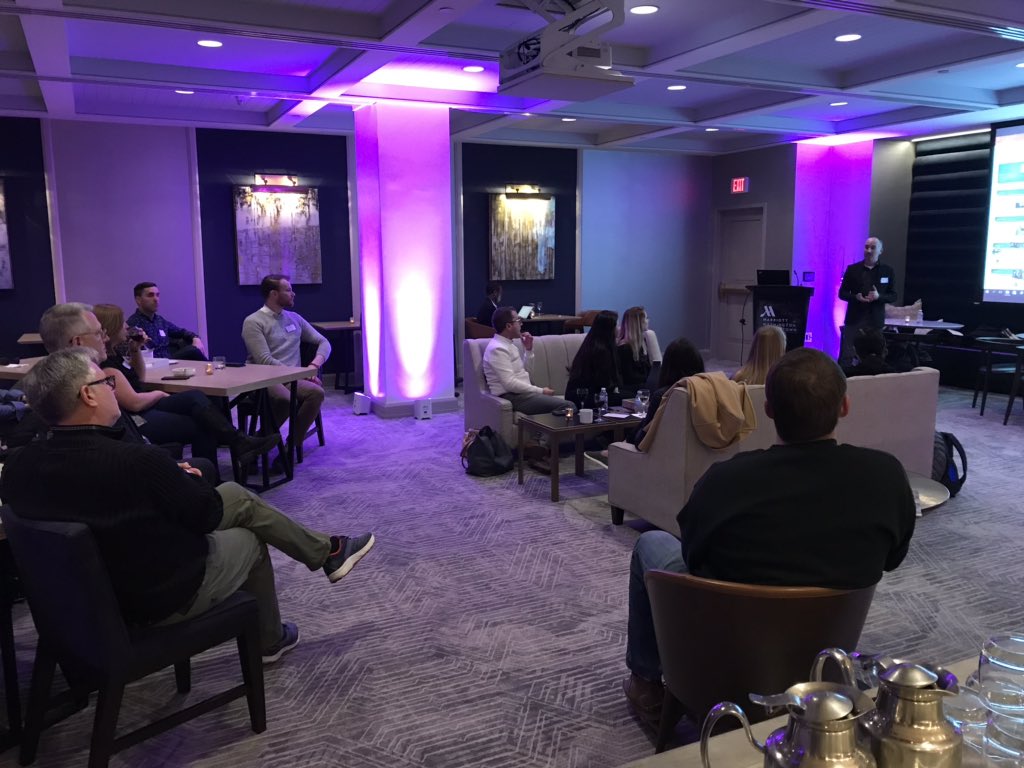 ONEMarriott's tweet photo. First #onemarriott DC chapter meeting at Marriott Washington Georgetown. Presentations from @DCLGBTBIZ and @foodandfriends, yummy snax, and great networking! #whyonematters https://t.co/WrAuOiv0hh