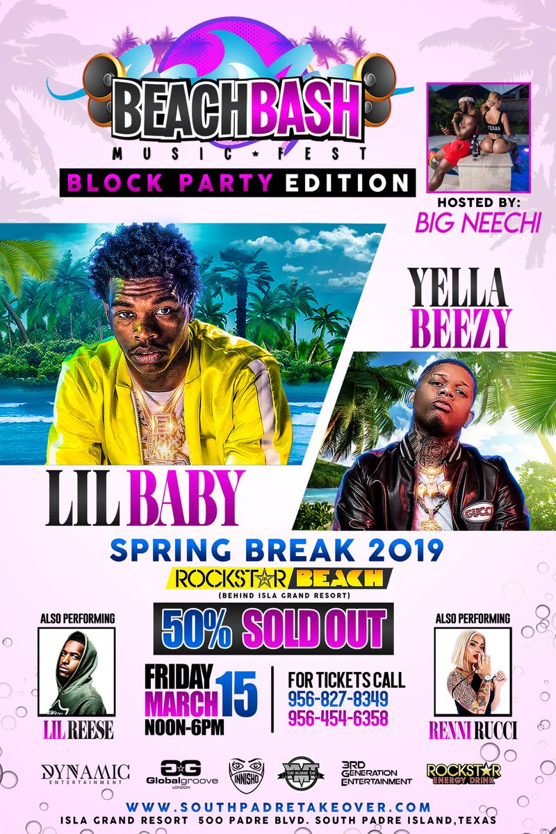 ThreeGEnt's tweet image. Get Your tickets Now Already 50% Sold Out... !! @lilbaby4PF n @YellaBeezy214
Live
southpadretakeover.com 
Hosted by: @BIGNEECHl