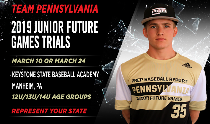 PrepBaseballPA's tweet photo. Just 10 days until Session One of the Pennsylvania Jr. Future Games Trials. 2022 C/RHP Cameron Williamson (Harbor Creek) participated as a member of the 14U #TeamPA roster in 2018. Full details at ... https://t.co/aCuozEDJbg @ESteelheadsBall https://t.co/2bcoeh0HDN