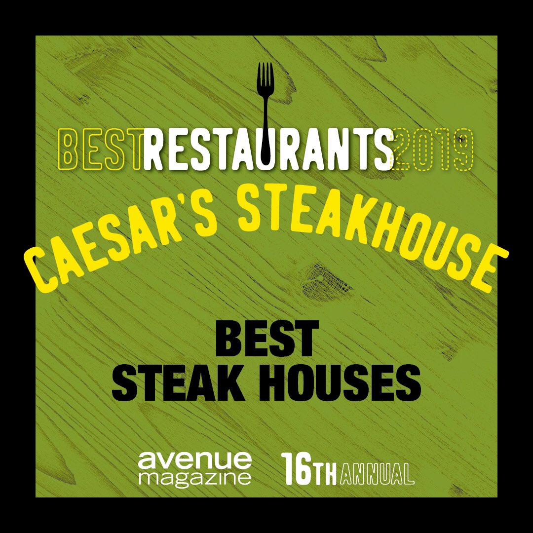 CaesarsSteak's tweet photo. Thank you @avenuemagazine ...we are honoured!
.
.
.
.
.
.
#calgary #alberta #Albertabeef #lovecdnbeef #yycfood #yyceats #yycevents #foodyyc #caesarssteakhouse #iamdowntown #calgarydowntown #yycsteak #yycrestaurants #steakyyc #classiccocktails #yycsteakhouse #iconicsteakhouse https://t.co/lWdKRaegSf