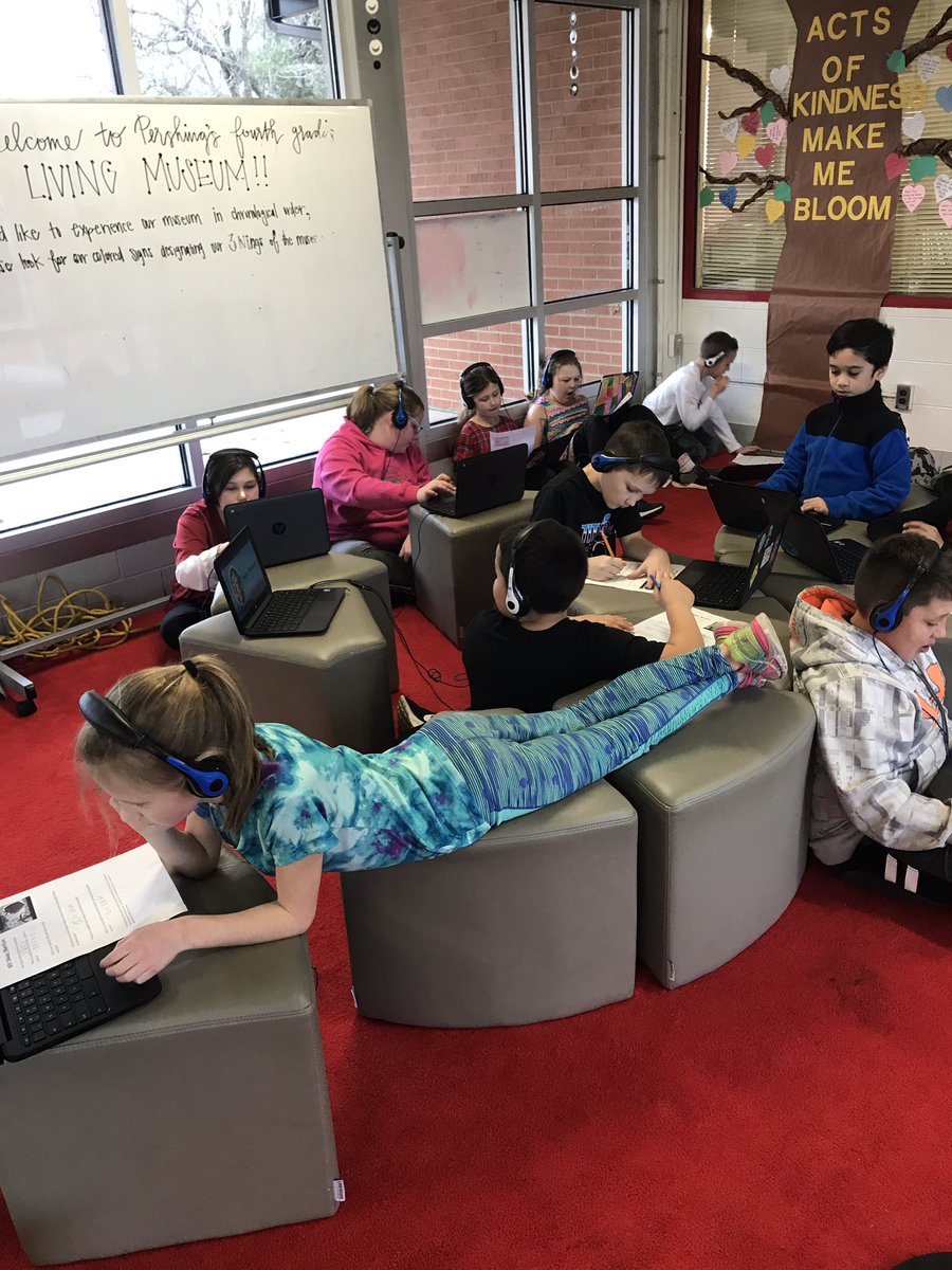 charissegroh's tweet image. Thankful for a flexible space for our @PershingElem Ss to spread out during their independent learning! 

The learning lounge is such a blessing to our kids. Grateful! #PershingProud #flexibleseating #spaceiskey @officialSPS @PershingSPS