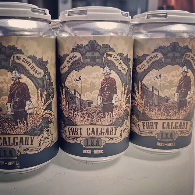 StudioNoire's tweet photo. Looking good @elitebrewing and @bowriverbrew with my historical design on their new ‘Fort Calgary India Session Ale’ - #calgary #calgarybeer #calgarybrewing #fortcalgary #yyc #yycbrewing #calgaryhistory #canadianhistory #canadianmilitaryhistory #nwmp #rc… https://t.co/f4p43aPeua https://t.co/ILZNZtz8Jt
