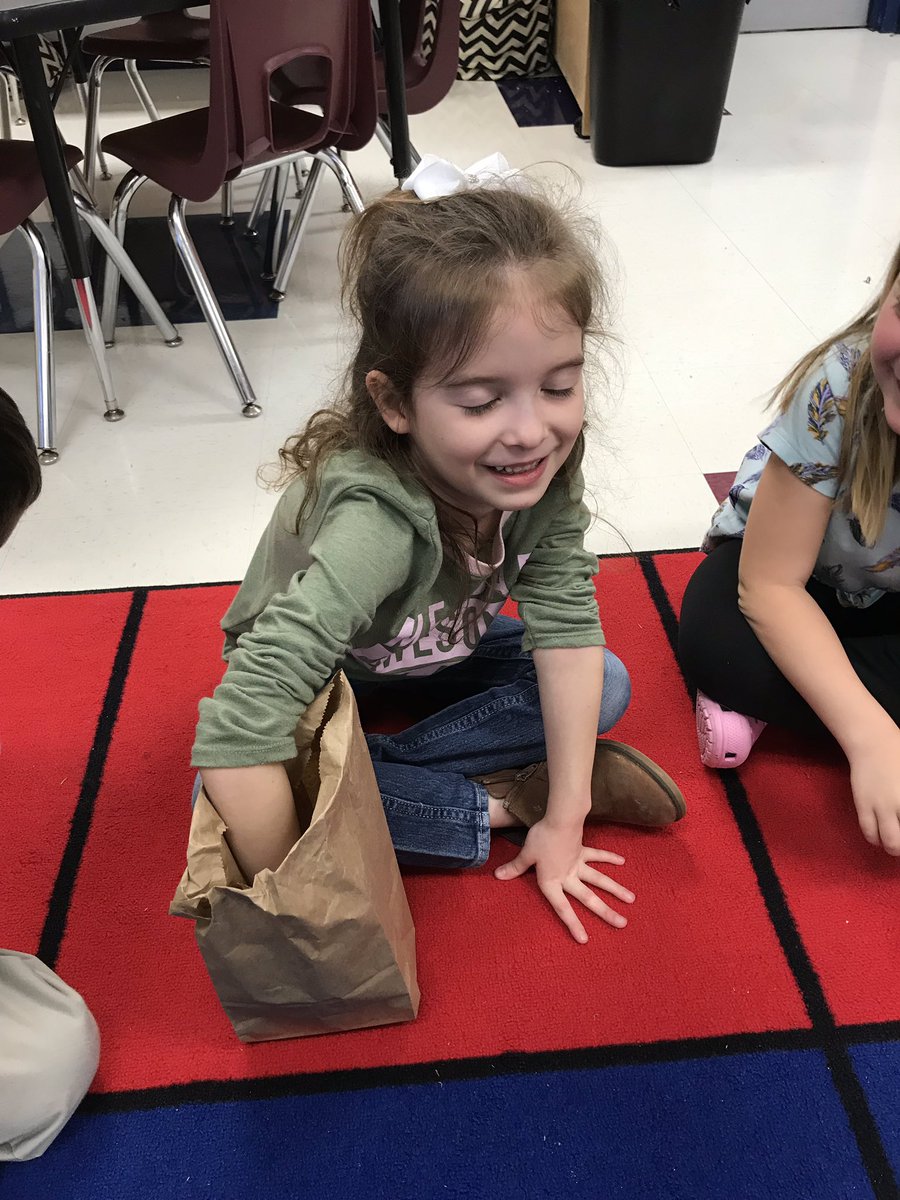 202shenanigans's tweet photo. Learning about 3D shapes by feeling their attributes in a mystery bag! We love guessing what shapes are in the bag! @RobinsonPrimary #kindermathrules #robinsonisd https://t.co/xWUxRtUzoY