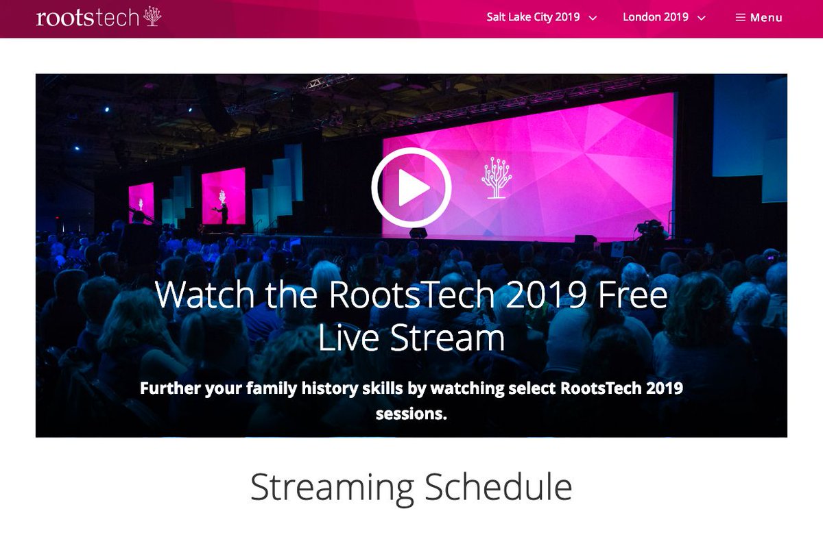 rfgenealogie's tweet photo. Le barnum #Rootstech est lancé ! Prêts pour une nuit blanche ? #Rootstech19 #genealogie https://t.co/jampWuv8Ap https://t.co/k0dx3Vjfgz