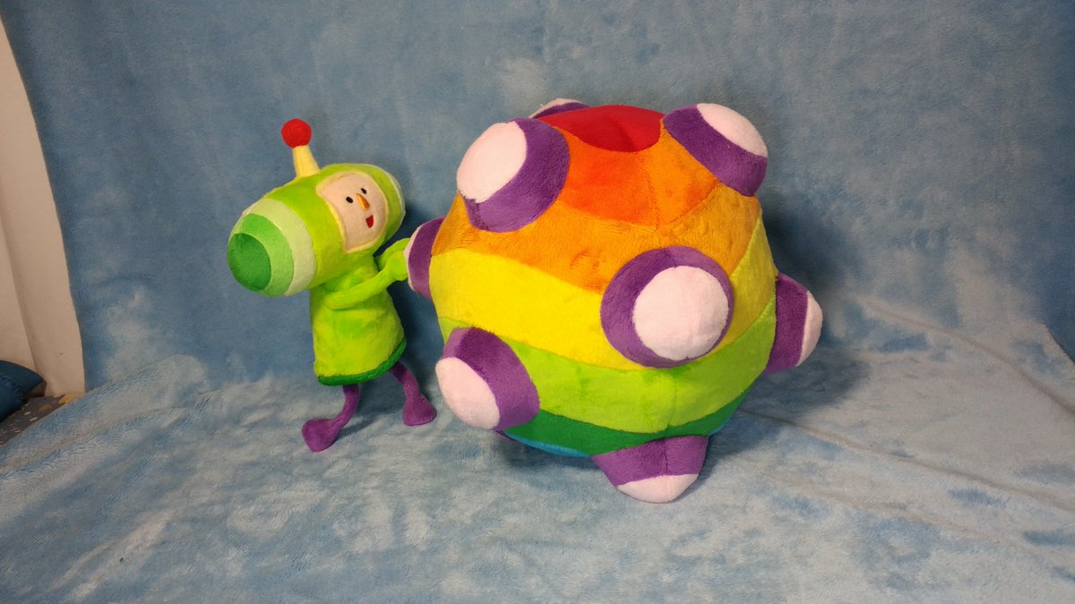 Eyes5 on X Here are the Katamari plushies I prototyped now available to buy I made 3 prototypes of the Prince and only one of the ball which I got right on