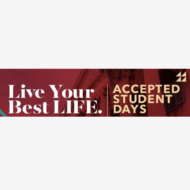 Coming out of hiding just to inform you all that we never left; we’re just getting ready for midterms. 🤷🏾‍♀️
Join us this weekend for The Office of  Admissions Accepted Students Days. Hope to see you there! 😉🤓🐾 #SimplyTheBest