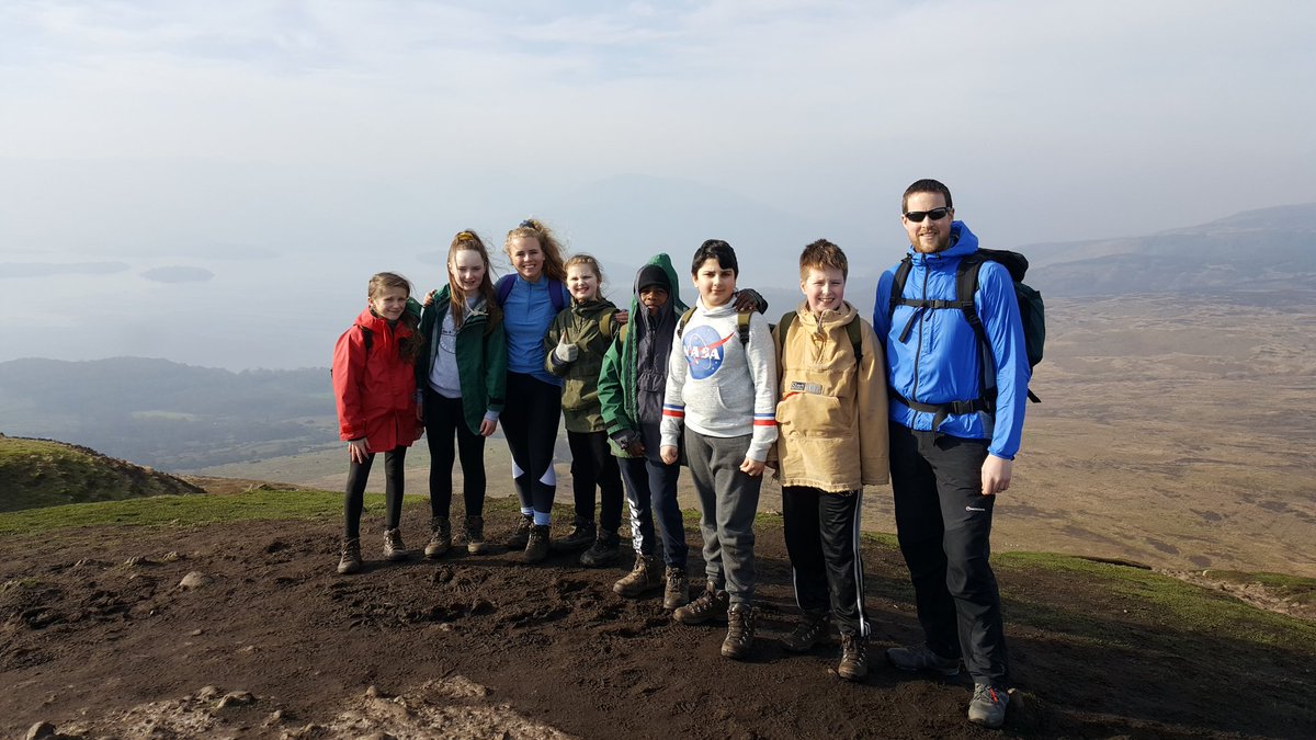 BlairvadachDan's tweet photo. An absolutely stunning day up Conic Hill in the @lomondtrossachs National Park. These @BalornockPS pupils gave 100% effort and were rewarded with sunshine, blue skies and amazing views!
@BlairvadachOEC
#BalornockBV19 https://t.co/8mxAWbftv8