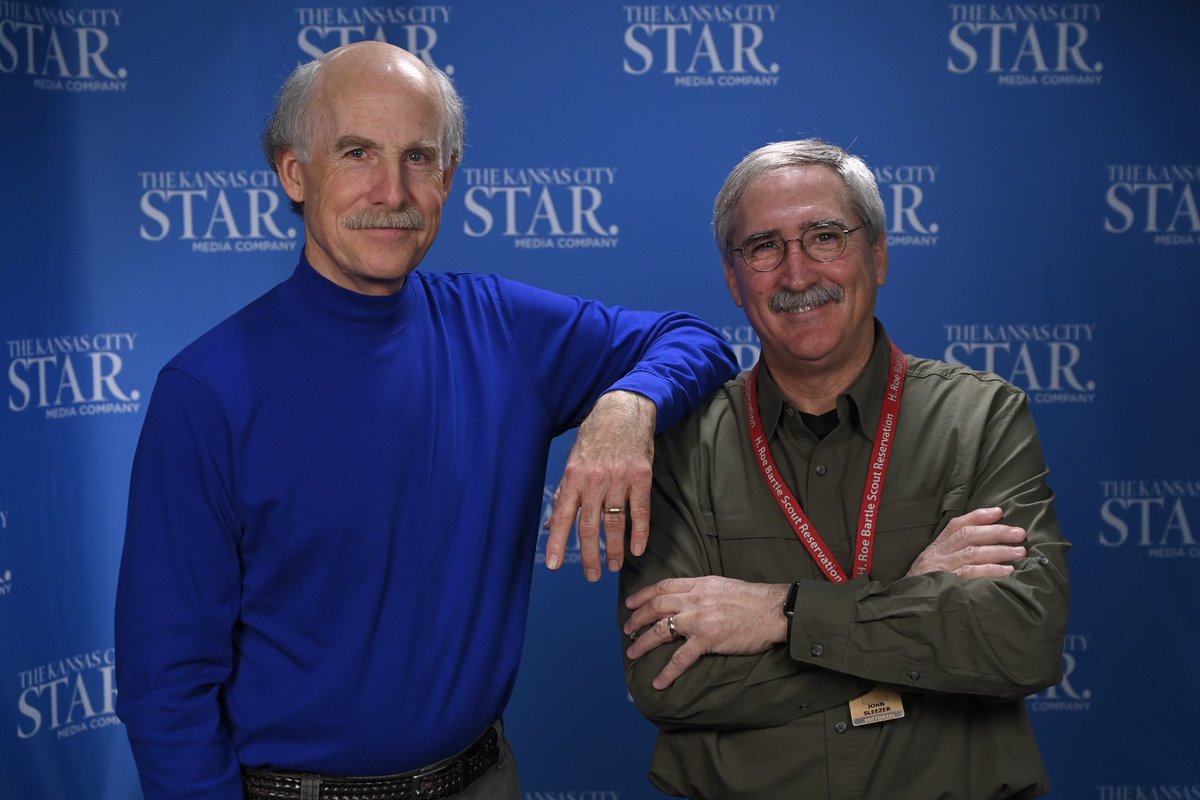 kctammy2009's tweet photo. Keith Myers @kmyers_photoj and John Sleezer @jsleezer, two of the best photojournalists anywhere are retiring today from @KCStar. They've each had amazing careers, taken incredible photos and are without a doubt two of the finest people I've ever known. Congratulations!! https://t.co/rpFmhz142G