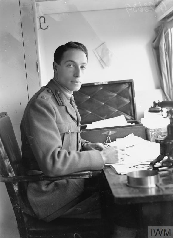 JoMirzoeff's tweet photo. More @PhilipSassoon this time from the wonderful Ernest Brooks collection at the Imperial War Museum. Here's Philip working at the Western Front - such a handsome chap!  © IWM (Q 3647) © IWM (Q 23639) https://t.co/aR5HwsjdF7