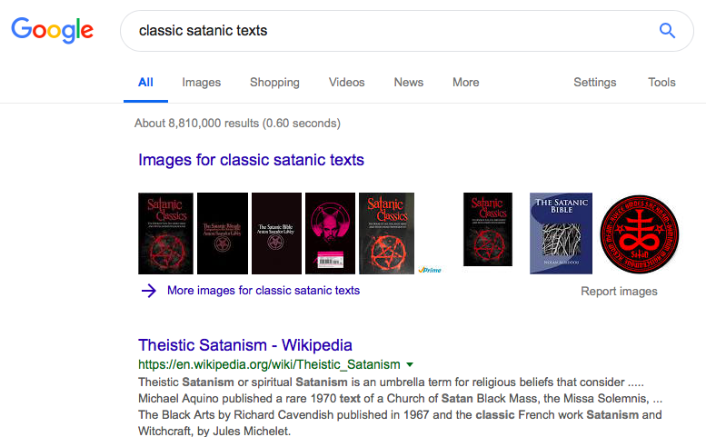 YoDessa's tweet photo. Doing research for my @RiverdaleValley choose-your-own-adventure Sabrina-themed project and, uh, interested to see how this affects my social media ad algorithms. https://t.co/WcHmTfyb8o