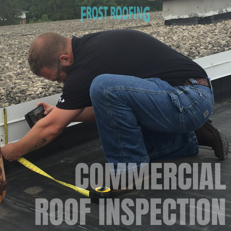 Winter will soon be behind us, which means now is a great time to schedule your spring roof inspection! Call to schedule yours today! 419-739-ROOF. #commercialroofinspection #frostroofing #thinkspring #roofrepairs