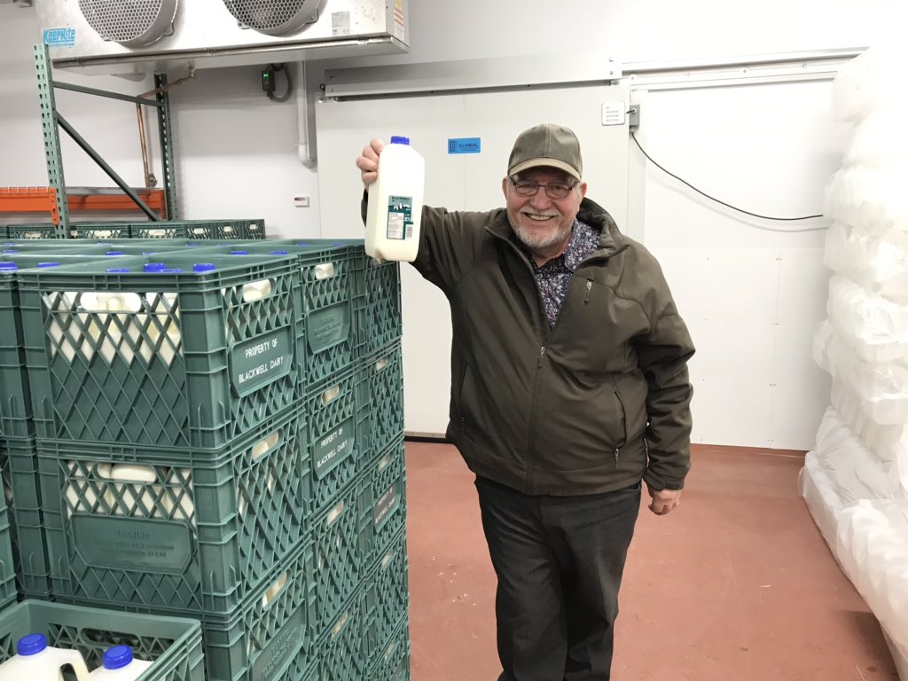 DylanaKneeshaw's tweet photo. Guess who’s back, back again. #Kamloops own, Blackwell Dairy is starting back up operations again- details on @CFJC_Today tonight at 5! https://t.co/AyQ22Csz5H