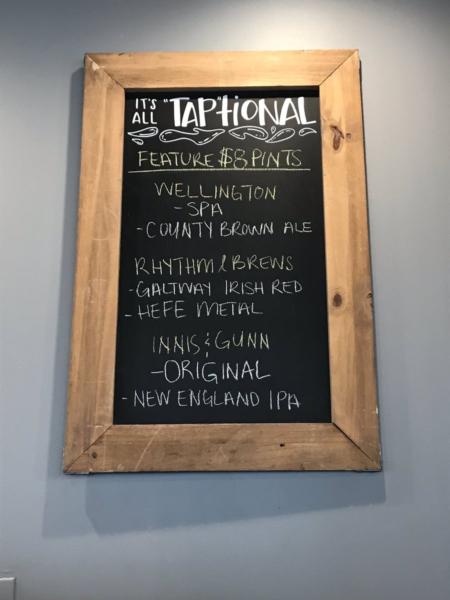 BruceCraftHouse's tweet photo. Did you know that we have 10 rotating taps of craft beer? On your next visit, be sure to ask your server what’s on “Tap”tation! 🍻
#whatsontap #rotatingtaps #craftbeerlove #craftbeer #brucecrafthouse https://t.co/vENj5KvHEm