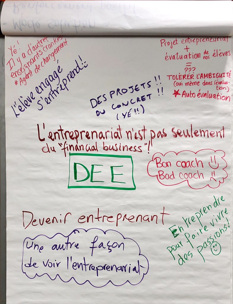 jeansien's tweet photo. Voici ce qu’ont retenu nos #Creacamp eurs fans le volet entrepreneurial du jour @IdeeEducation #collabcepeo https://t.co/6OyxMCfLVW