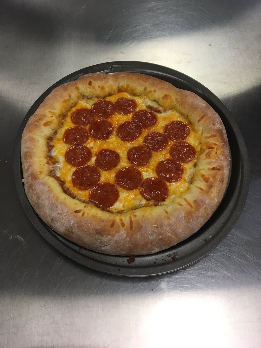 Pizza from scratch 😋 🍕 <a href="/braswellhs/">Braswell High School</a> #bengalUp #stuffedcrust