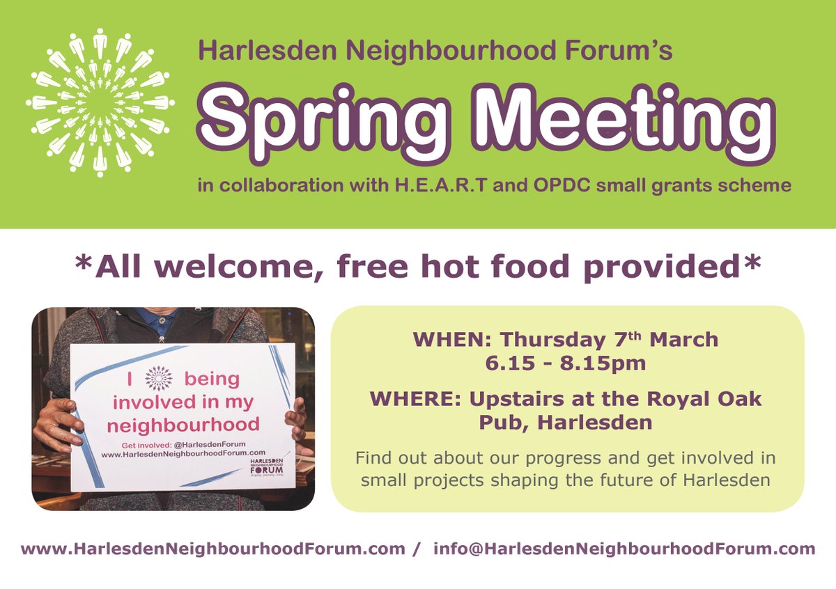 Spring meeting next Thursday 7th March: let's fill those rooms! - mailchi.mp/0dd421c7440a/p…
