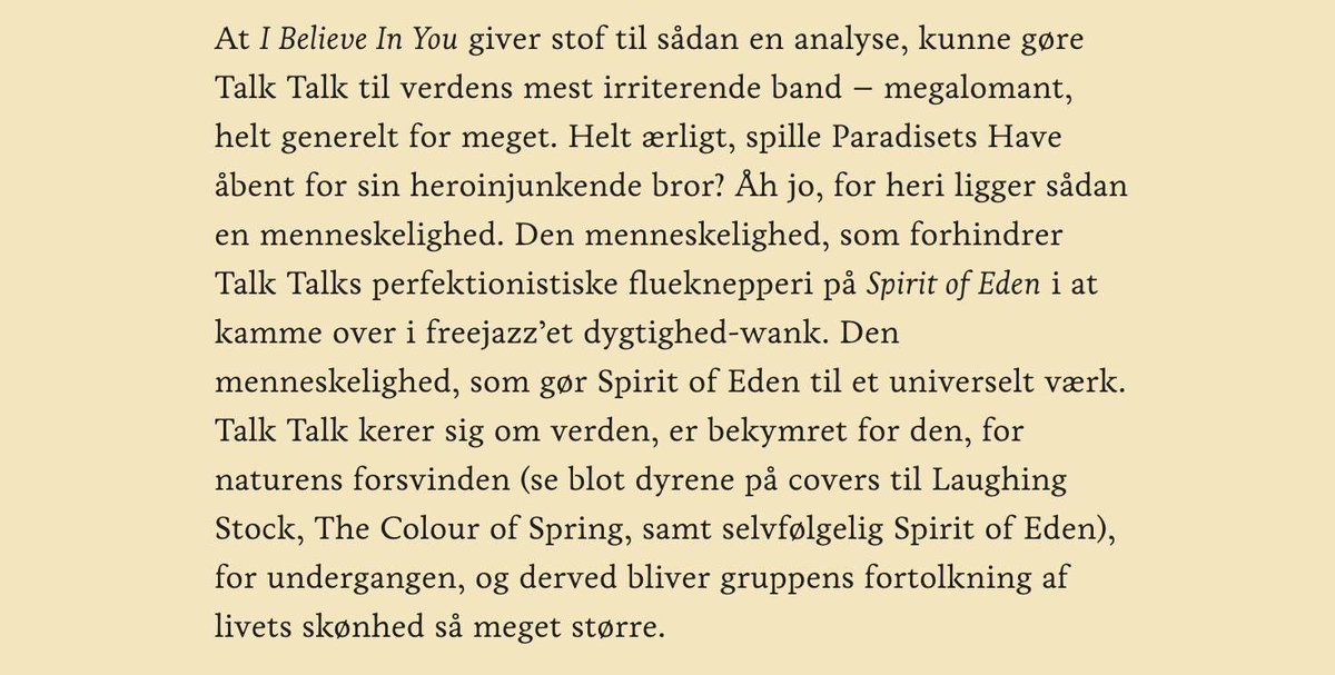 evalaks's tweet image. Suk, Mark Hollis er død og det spinkle håb om nyt engang er slukket. Mit essay om ham og Talk Talk lyder bl.a. sådan her. Læs resten på @regnskyblog