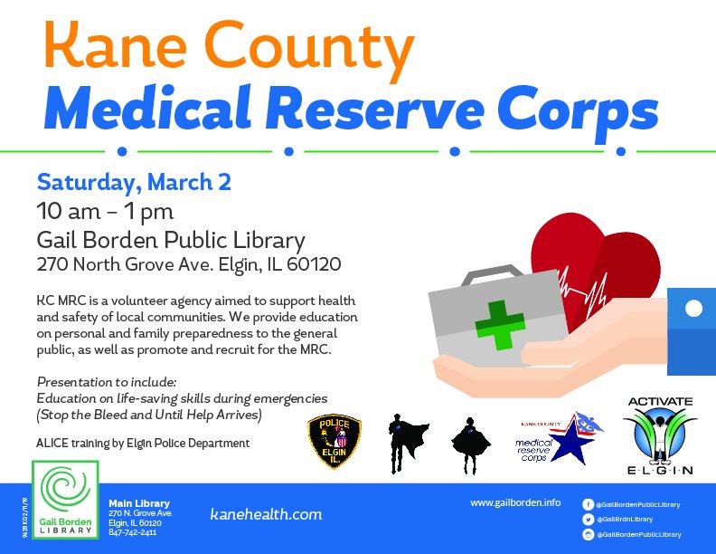 ActivateElgin1's tweet photo. This Saturday check out these amazing events!
Gail Borden Public Library
#MarchIntoHealth
#ActivateElgin
@gailbrdnlibrary https://t.co/G1pnpKBOyp
