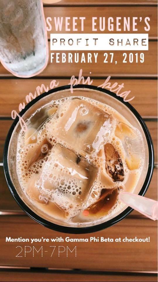 JamieSuzanne1's tweet photo. Everyone come to Sweet’s today from 2-7 to support our philanthropy along with Sigma Chi’s!! Mention you are w/ Gphi at the register!! :) #TAMUDerbyDaysGPhi https://t.co/QNKs9uBYgm