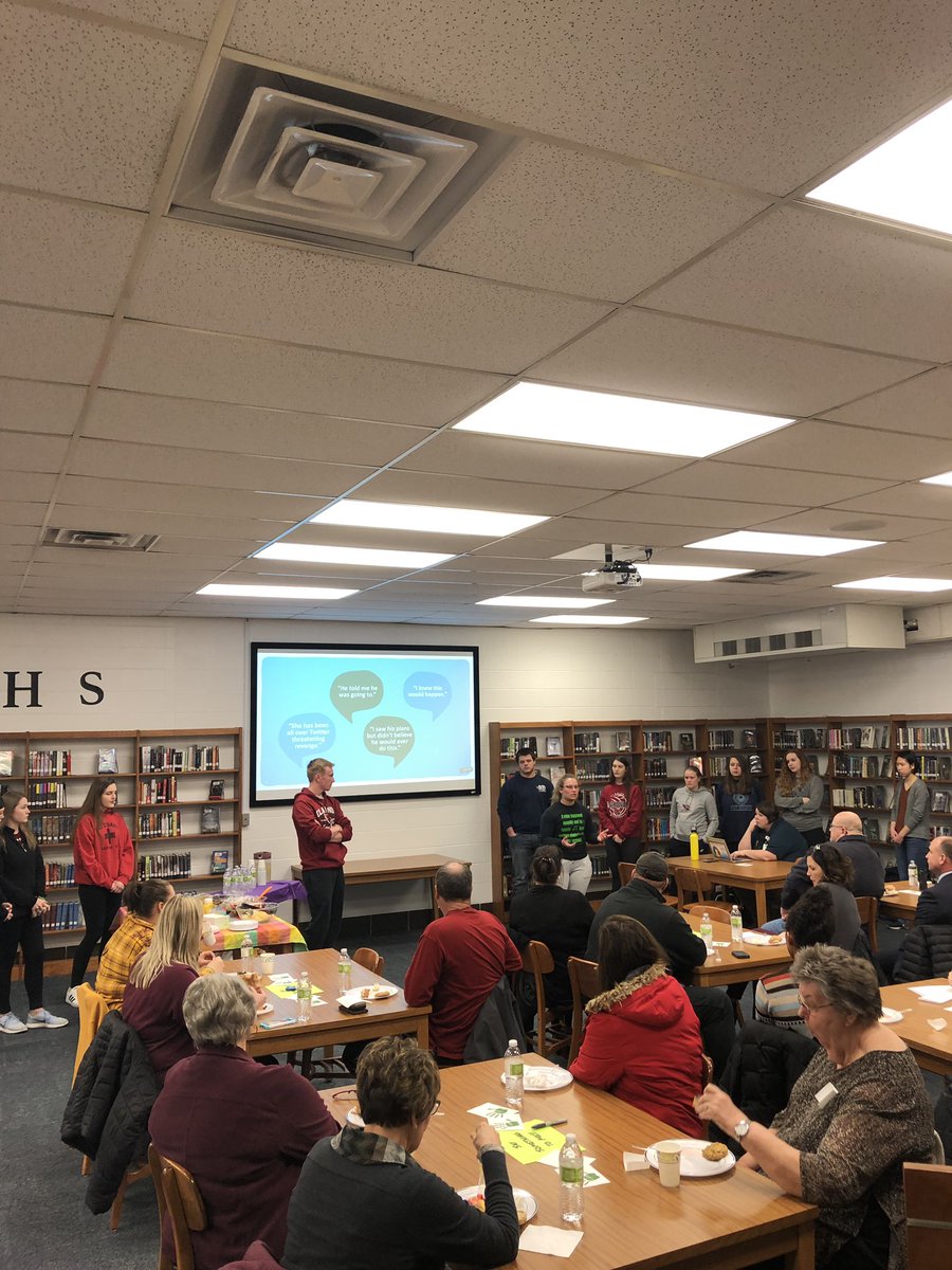 Teamwork makes the dream work! Thanks to CHS Student Council, FCCLA, and MVP for spreading awareness on school violence to community members! #saysomething