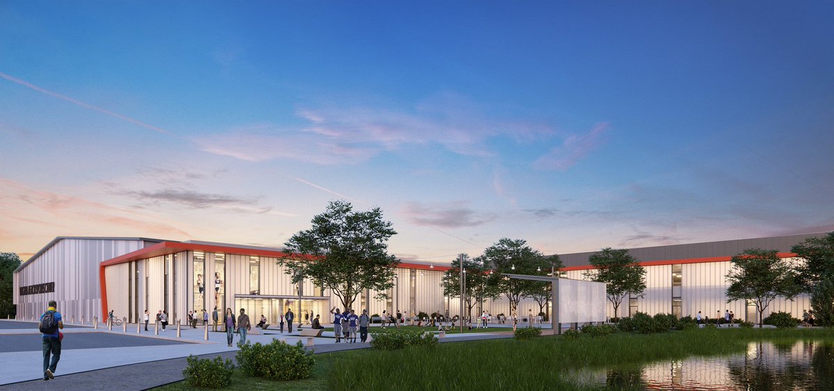 clarknexsen's tweet photo. Last week, Clark Nexsen's Chad Poultney, along with @MEBGeneralContr attended a panel discussion about the Virginia Beach Sports Center project at the @HRACRE Luncheon. This exciting 285,000 SF complex is set to open in the fall of 2020. #VBSC #HRACRE https://t.co/f7hFLyLYLj