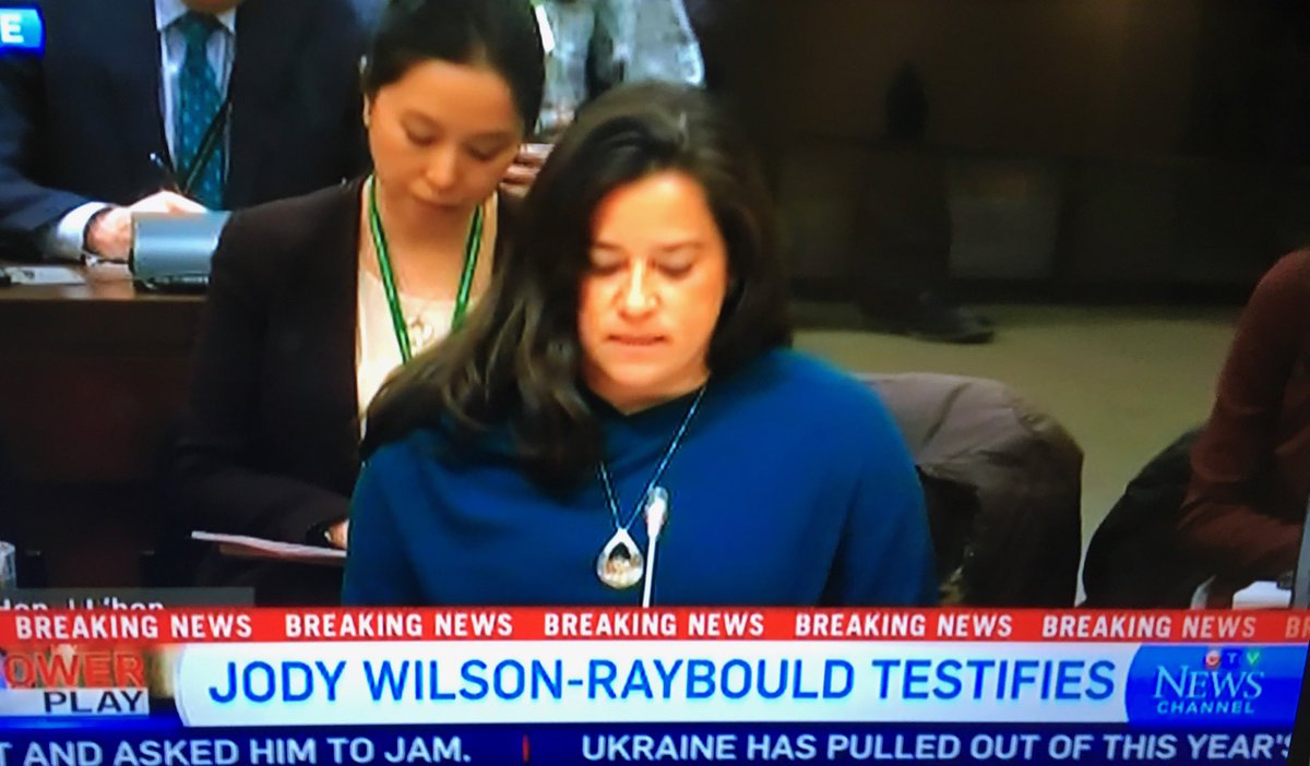 brianlilley's tweet photo. And from the word go, ⁦@Puglaas⁩ opens by saying there was sustained and inappropriate pressure to have her order that SNC-Lavalin not be prosecuted. 
A bomb just went off in Canadian politics. #cdnpoli #sncgate #LavScam https://t.co/TC74QxvuJS