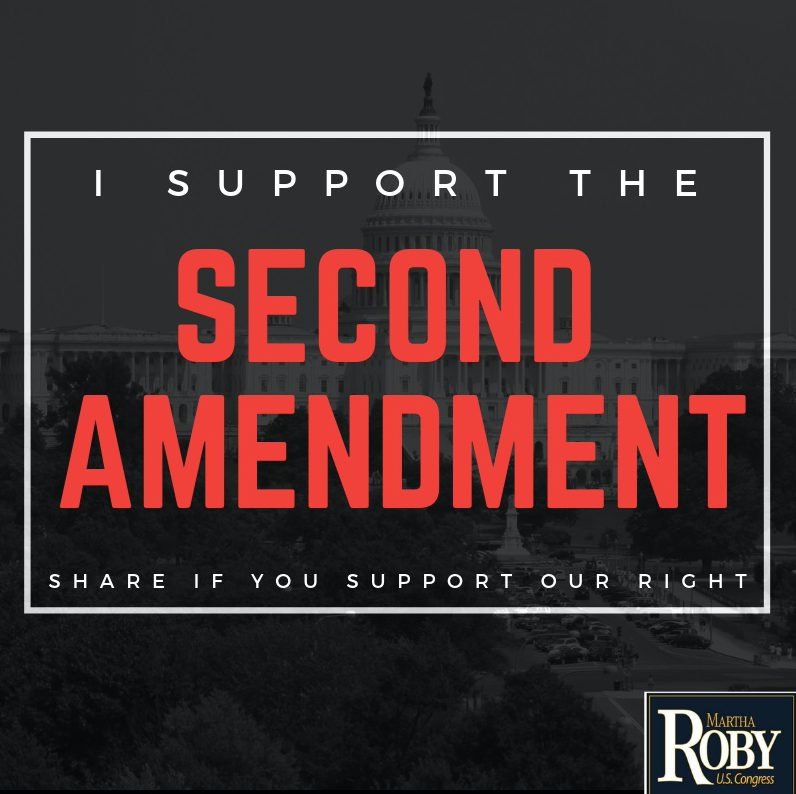 TeamRoby's tweet photo. I just voted against H.R. 8 because, as a gun owner, I believe in the importance of our constitutional right to keep &amp; bear arms. This lazy piece of legislation would not protect Americans from gun violence – it just creates more hoops for law-abiding citizens to jump through. https://t.co/B8K8OdKRki