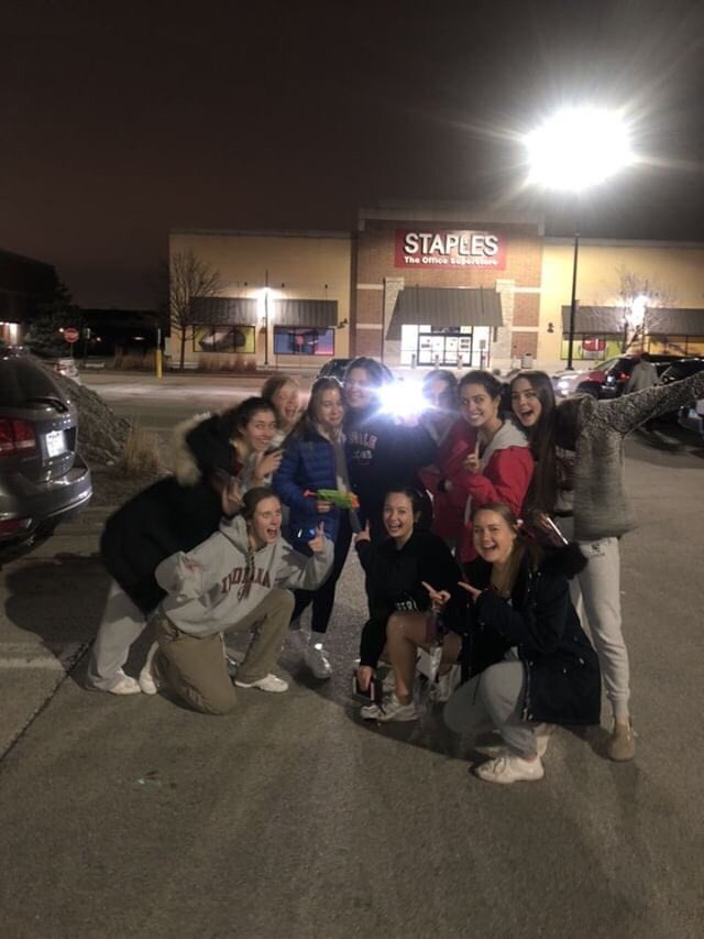 TAGhinsdale's tweet photo. Sofia Marino gets the self defense kill on Kate Magnesen. She “owes it all to her cheer betches for protecting her pre-duel sesh” https://t.co/bxT4jNWtIR