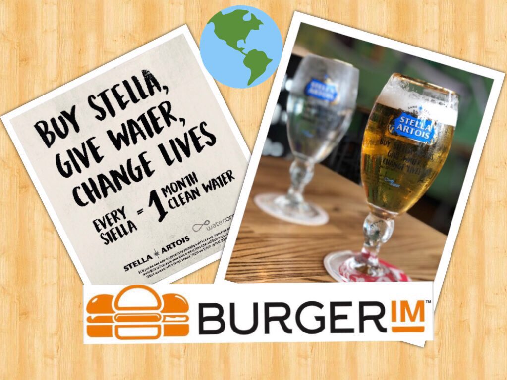 Give water change lives, buy two drafts or bottles of Stella and get as a complimentary one iconic chalice 🌎