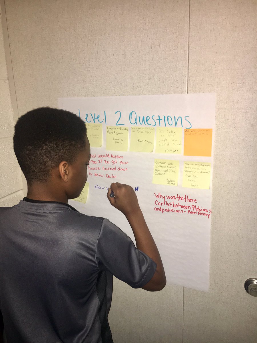 msrushertweets's tweet photo. Using Inquiry in the classroom to develop higher-order thinking skills! #keepthequestionscoming @SummitMS_AVID @MagnetSidi https://t.co/6xDb9Gb1W1
